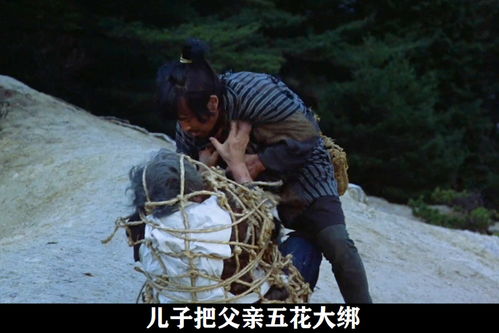老人被蛇追咬持杖还击(山中遭遇，老人遭蛇追咬，持杖勇敢还击)